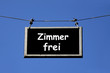 Foto: Schild Hotel Zimmer frei Schild Hotel Zimmer frei