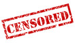 Censored stamp
