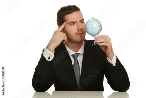 Photo: Portrait of a handsome business man Portrait of a handsome business man