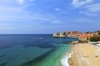 Beach at the walled city of Dubrovnik, Croatia Beach at the walled city of Dubrovnik, Croatia