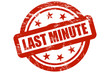 Sternen Stempel LAST MINUTE