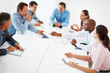 Board room meeting