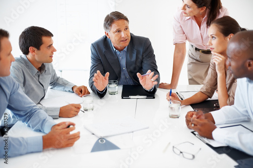 Photo: Business team meeting Business team meeting