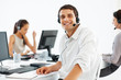 Foto: Smart call center executive Smart call center executive