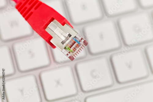 Photo: Netzwerk Kabel eines Computers Netzwerk Kabel eines Computers