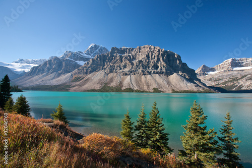 Photo: Beatiful Bow Lake, Alberta, Canada Beatiful Bow Lake, Alberta, Canada