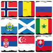 grunge cube flags grunge cube flags