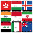 grunge cube flags