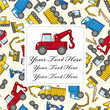 cartoon truck card