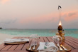 romantisches Dinner am Strand romantisches Dinner am Strand