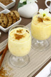Photo: Glass with sweet banana pudding dessert Glass with sweet banana pudding dessert