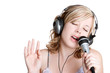 Photo: Singing Music Girl Singing Music Girl