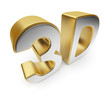 3D text. Entertainment cinema. Isolated. Illustration