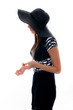 bella ragazza con cappello