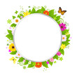 Circle With Flowers Circle With Flowers