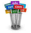 Domain names and internet concept