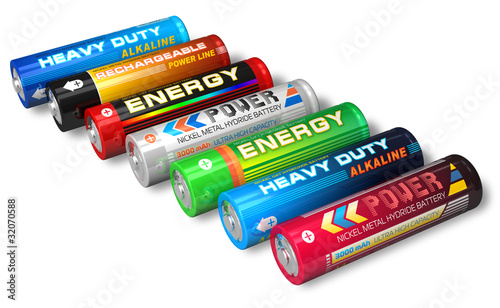 Photo: Set of AA batteries Set of AA batteries