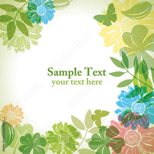 Vector: Green frame Green frame