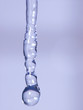 Tropfen lila violet hell Stalaktit