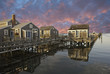 Sunset over Nantucket, Massachusetts
