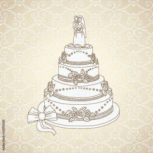 Vector: Wedding Cake Wedding Cake