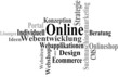 Webentwicklung Wortwolke