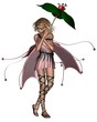 Pink Umbrella Fairy - 2 Pink Umbrella Fairy - 2