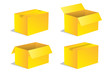 Paket Päckchen Lieferung Box Karton Set 11
