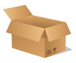 Paket Päckchen Lieferung Box Karton braun 1