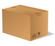 Vektor: Paket Päckchen Lieferung Box Karton braun 5 Paket Päckchen Lieferung Box Karton braun 5