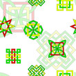 Abstract seamless with celtic elements