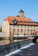 Alte Emsmühle am Emswehr in Rheine