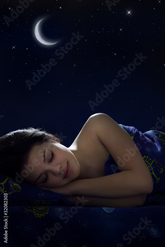Photo: Girl sleeping Girl sleeping