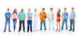 big group young people