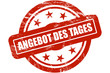 Sternen Stempel rot ANGEBOT DES TAGES