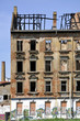 Ruine mit Dachstuhlbrand Ruine mit Dachstuhlbrand