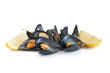 boiled mussels with lemon - cozze e limone boiled mussels with lemon - cozze e limone