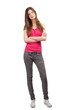 Pretty young woman with crossed arms Pretty young woman with crossed arms