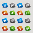 Cut Squares - Media Icons Cut Squares - Media Icons