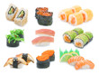 Suushi set over White