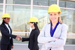Foto: Man and Woman Construction Team Man and Woman Construction Team