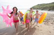 Photo: Teenagers on beach Teenagers on beach