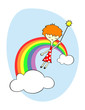 Fairy over the rainbow
