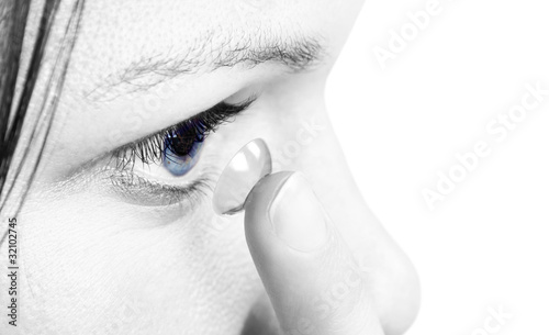 Photo: Contact lens Contact lens