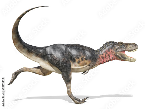 Illustration: tarbosaurus side walk attack tarbosaurus side walk attack