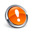 icône bouton internet attention exclamation danger