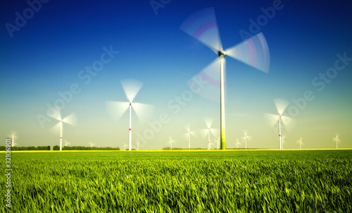 Photo: Windräder Energie Windräder Energie