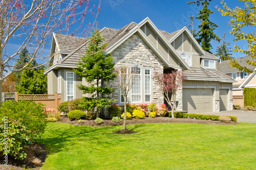 Photo: Luxury house at sunny day Luxury house at sunny day
