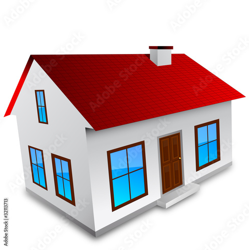 Illustration: casa, 3d, immobiliare casa, 3d, immobiliare