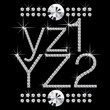 diamond letters with gemstones 06